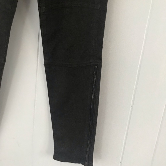 J Brand Coated Dark Brown Moto Jeans 29 - Picture 7 of 7